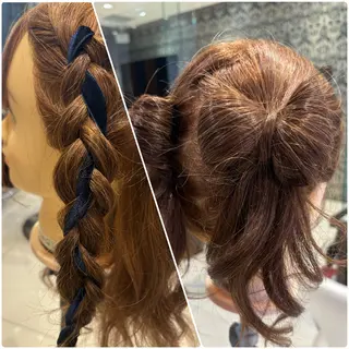 セミロング EARTH大曽根💛 田中りほのヘアスタイル
