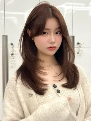 ミディアム レイヤーカット/池袋 /いちの🇰🇷💕のヘアスタイル