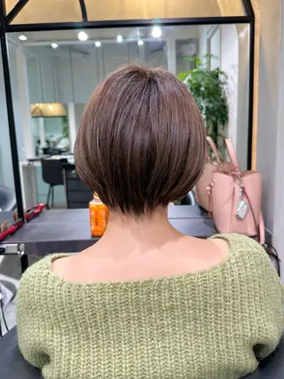 ショート 縮毛矯正/レイヤー taiga🧡のヘアスタイル