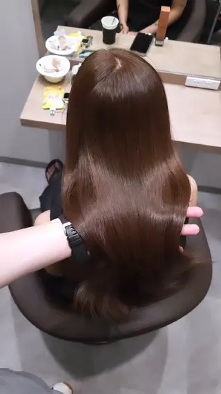 ロング カラー 【垢抜けカラー/ 縮毛矯正】Taikiのヘアスタイル