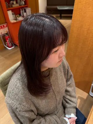 セミロング カラー haruna🎀 Lita 4Fのヘアスタイル