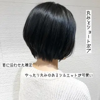 ショート カラー 似合わせ/レイヤー /ボブ/新谷のヘアスタイル