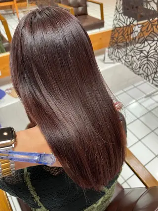 セミロング カラー 滝沢 智希のヘアスタイル
