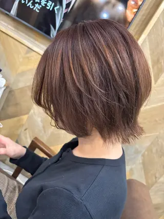 ミディアム カラー ❄️中野侑香❄️ ハイライト/ブリーチのヘアスタイル