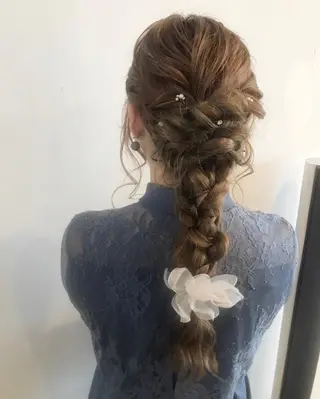 ロング ヘアアレンジ mayo 🐄🌈のヘアスタイル