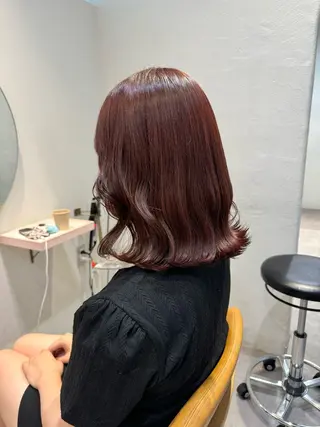 ミディアム カラー ayaka♡ 柔らかカラーのヘアスタイル
