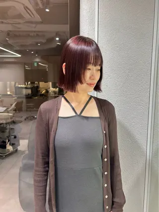 ショート カラー レイヤーカット🎀 渋谷/sayuのヘアスタイル