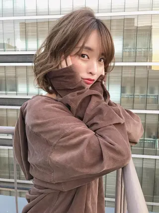 ミディアム カラー 上條 航平のヘアスタイル