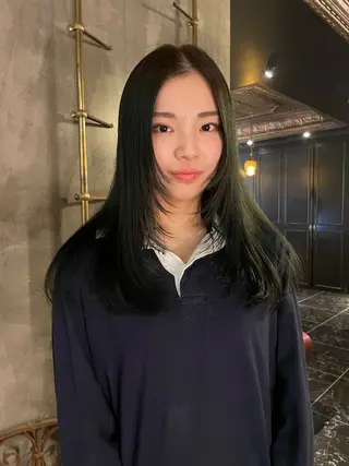 ロング カラー パーマ ヘアアレンジ くびれレイヤー/艶 カラー　MADOKAのヘアスタイル