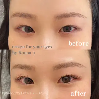 マツエク・マツパ Runoa eye 柿崎流依のマツエク・マツパデザイン