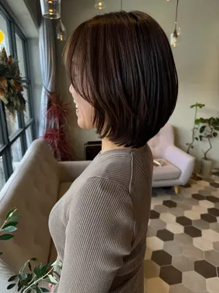 ミディアム 🧦 miyu/石橋阪大前のヘアスタイル