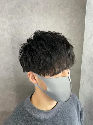 ショート パーマ メンズ メンズ専門 中島俊【朝霞】のヘアスタイル