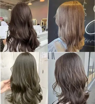 カラー 山口 祐美帆のヘアスタイル