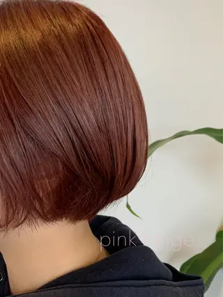 ショート カラー youka/艶髪/ ボブのヘアスタイル