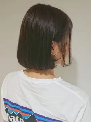 ショート カラー ✨ブリーチなし透明感 カラー✨ゆりかのヘアスタイル