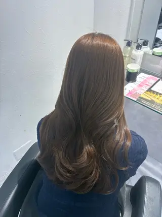 ロング カラー 透明感/ベージュ 🌷💛のんのヘアスタイル
