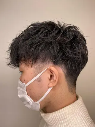 メンズ メンズ特化 岸本 阪急六甲サロンドロイのヘアスタイル