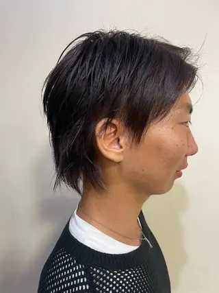 ショート カラー メンズ 浅岡 昭汰のヘアスタイル
