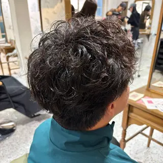 パーマ メンズ 中澤 衿葉のヘアスタイル