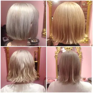 ミディアム カラー 櫻井 愛弓のヘアスタイル