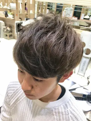 ショート カラー ヘアアレンジ メンズ メンズパーマ特化/ メッシュ/薫/店長のヘアスタイル