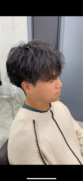 ショート パーマ メンズカット/パーマ スギウラ　ヒサヤのヘアスタイル