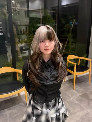 ロング 大野 智亜里のヘアスタイル