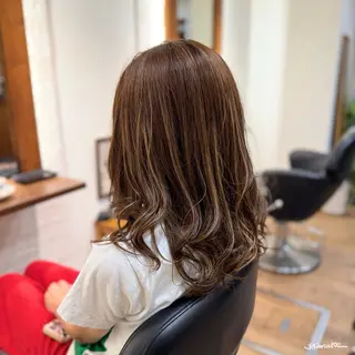 セミロング カラー しんのすけ /モデルさん募集中のヘアスタイル