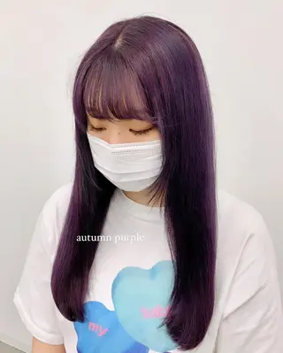 ロング カラー 𝘳𝘺𝘰𝘬𝘢 髪質改善/ブリーチのヘアスタイル
