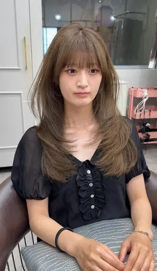 ロング カラー レイヤーダブルカラー KYONのヘアスタイル