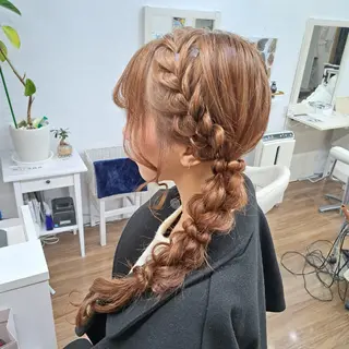 ヘアアレンジ GLOSS心斎橋🌹 はるなのヘアスタイル