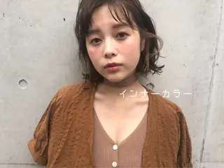 ミディアム CASANE 大橋康智のヘアスタイル