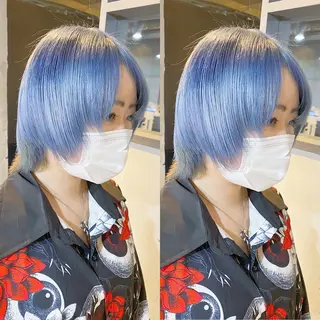 ミディアム カラー yoriダブルカラー 代表すがわらのヘアスタイル