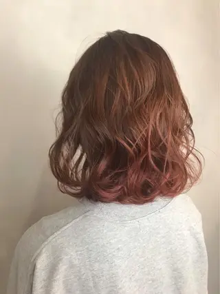 ミディアム カラー BROCANTE立川 karasawa.nのヘアスタイル