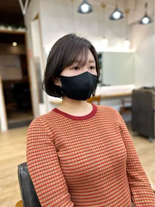 ミディアム カラー パーマ ヘアアレンジ メンズ キッズ ネイル マツエク・マツパ アイブロウ 似合せレイヤー/ 柔らか透明感カラーのヘアスタイル