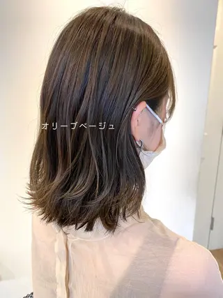 ミディアム CASANE 大橋康智のヘアスタイル