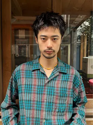ショート メンズ ナガミ ショウのヘアスタイル
