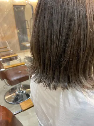 ミディアム カラー 髪質改善/森ノ宮/ 美容室/店長杉山慶尚のヘアスタイル