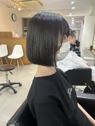 ショート ボブ人気No,1✨ TAME副店長のヘアスタイル