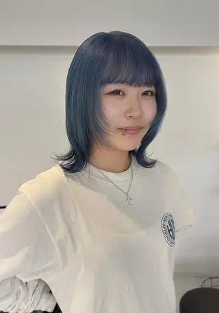ミディアム カラー 【sica】 チナのヘアスタイル