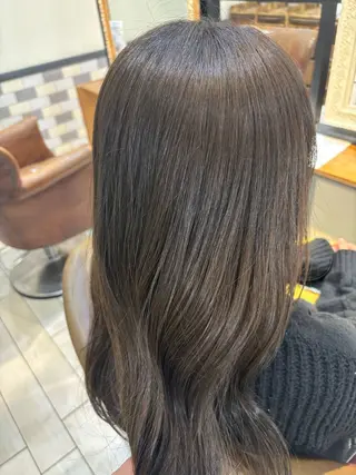ロング カラー 古屋 澪 艶髪✨縮毛矯正のヘアスタイル