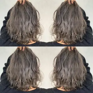 ミディアム カラー LUXBE LUCEのヘアスタイル