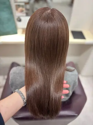 セミロング Haruka✄﻿ 透明感カラー🫧🌙のヘアスタイル