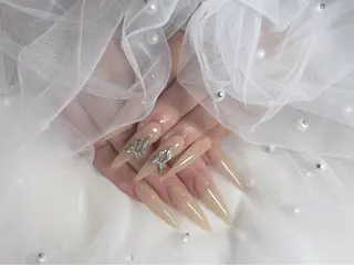 ネイル ワンホン韓国ちゅるん ネイル✨🎀AMIのネイルデザイン