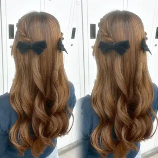 ヘアアレンジ ヘアアレンジエクステ 推し活 さな👶🏻のヘアスタイル