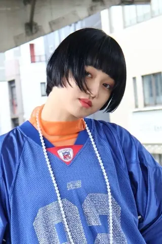 ショート カラー ウチダ ユウヤのヘアスタイル