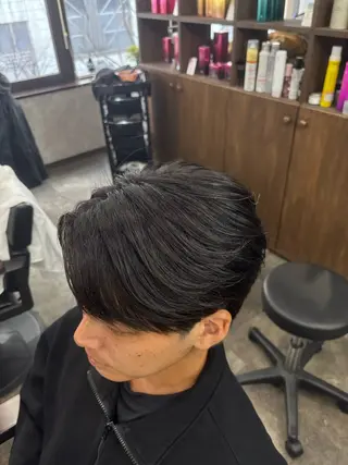 ミディアム メンズ 👑錦糸町/毛流れ パーマ特化/NORIのヘアスタイル