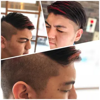 ショート カラー メンズ ✖️リーアキト LEEAKITO✖️のヘアスタイル