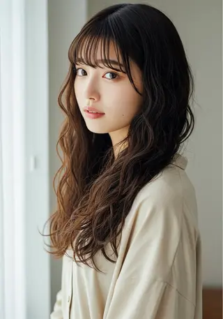 ロング パーマ ✨GLOW  by face 櫻井✨️のヘアスタイル