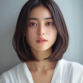 ショート 髪質改善&縮毛矯正へ アデザインピーチ入谷のヘアスタイル